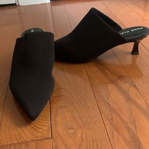 Anne Klein kitten heel mule